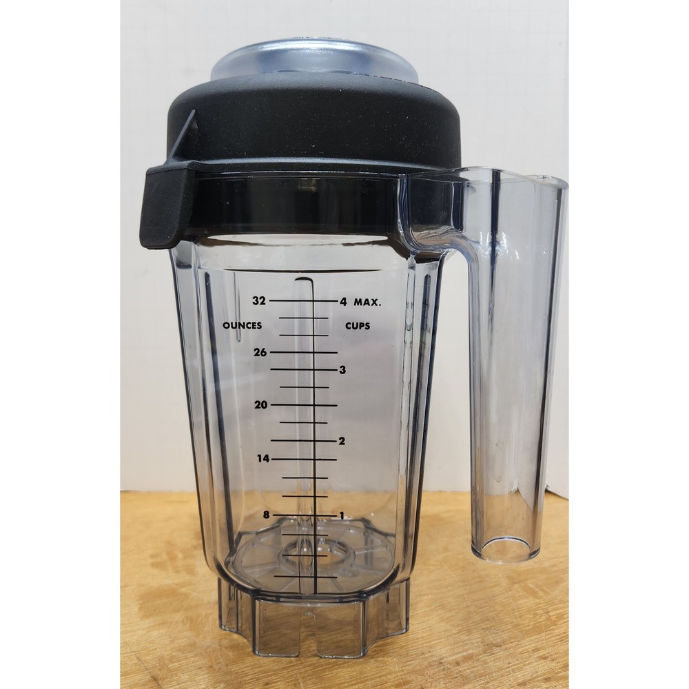 Vitamix 32oz 0.9L Blender Container Pitcher Shell with Lid No Blade Clear Black